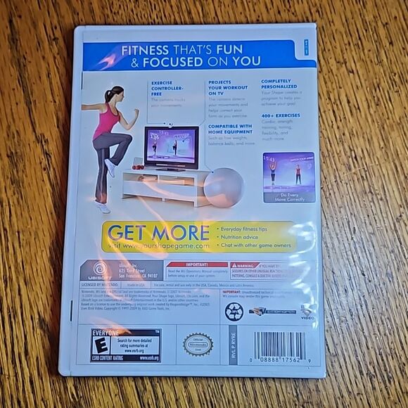 Your Shape Wii Workout Game Featuring Jenny McCarthy  Fitness  Pre-Owned - Picture 2 of 4